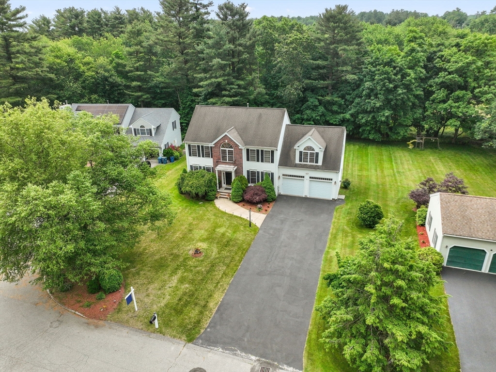 15 Beaver Brook Road Canton, MA 02021 - Photo 33 of 33 an aerial view of a house with a garden