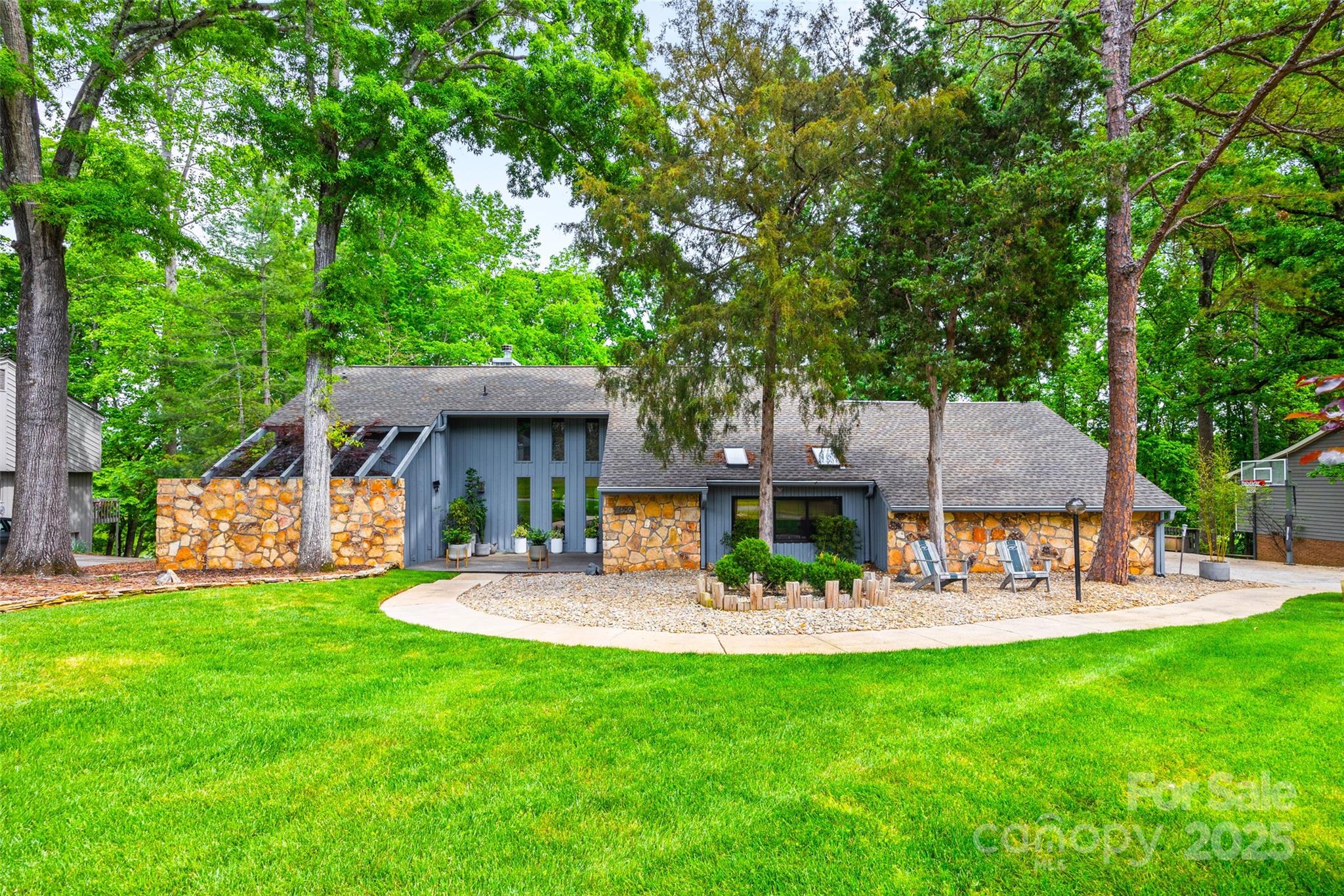 4609 Rounding Run Road Charlotte, NC 28277 - Photo 2 of 48 a front view of a house with a yard and tree
