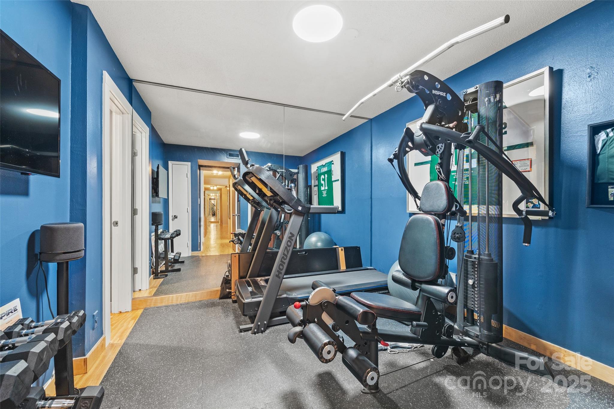 4609 Rounding Run Road Charlotte, NC 28277 - Photo 34 of 48 a view of a room with gym equipment