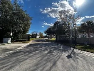 a view of road with trees