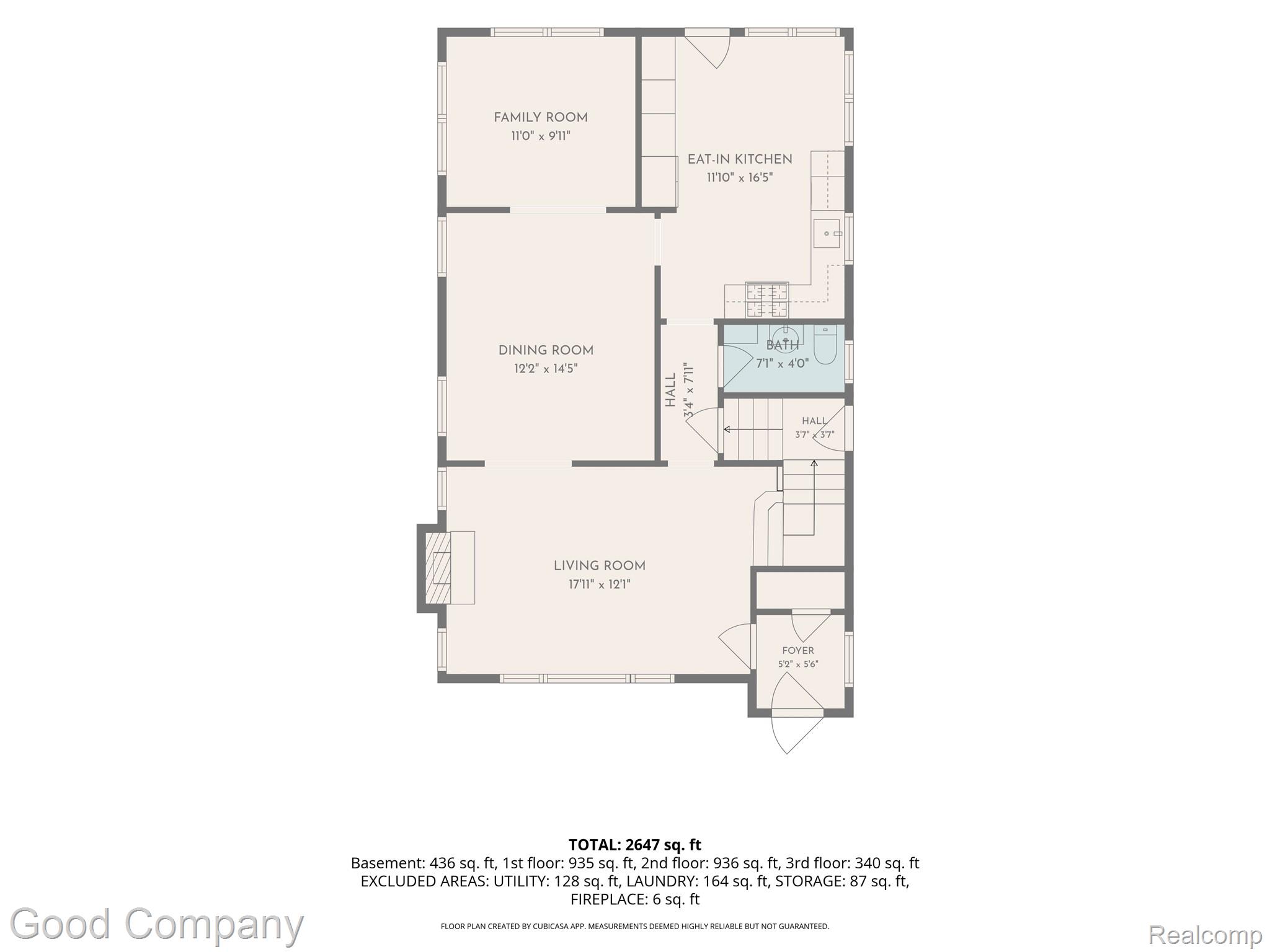 23 Hanover Road Pleasant Ridge, MI 48069 - Photo 22 of 52 2nd_floor_23_hanover_road_pleasant_ridge_with_dim.jpg