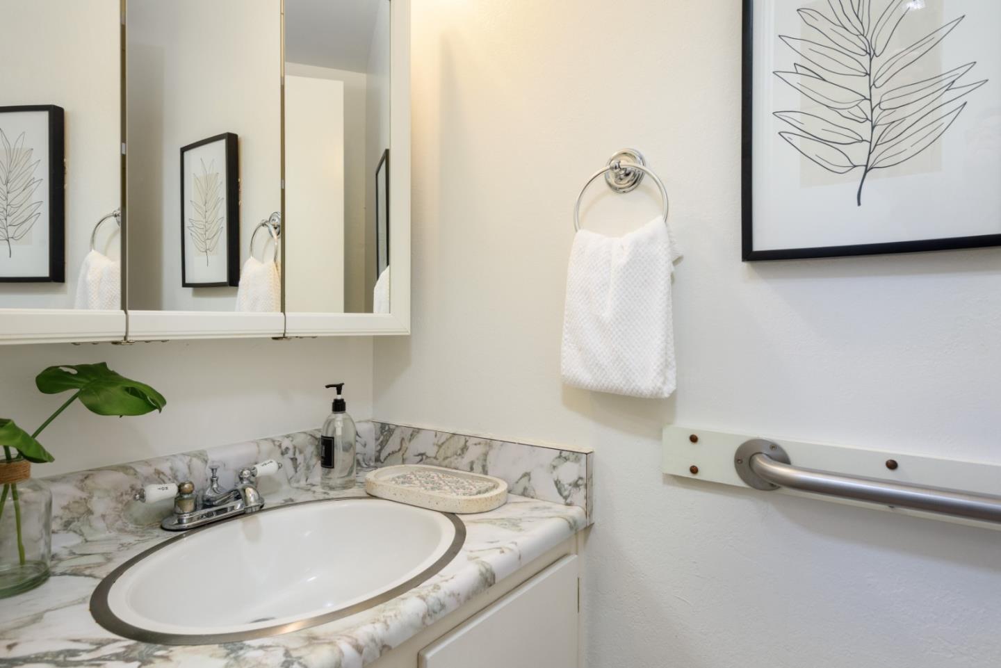 1029 Suzanne Court Half Moon Bay, CA 94019 - Photo 9 of 25 a bathroom with a sink and a mirror