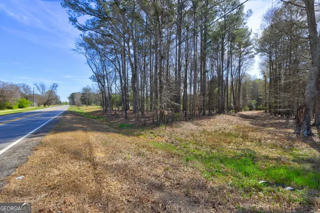 a view of outdoor space with trees
