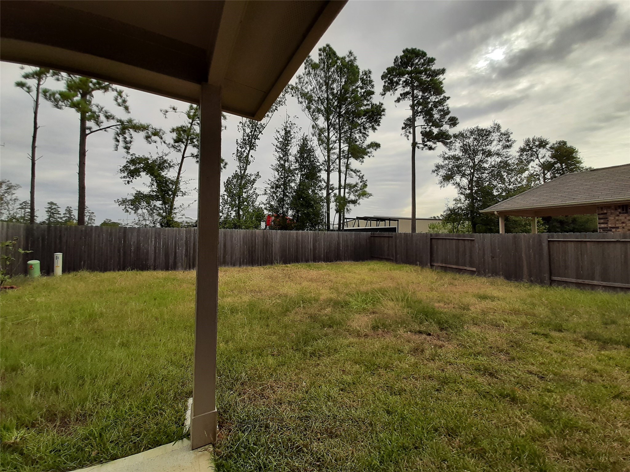 22830 Highland Bluff Lane Spring, TX 77373 - Photo 38 of 39 a view of backyard with green space
