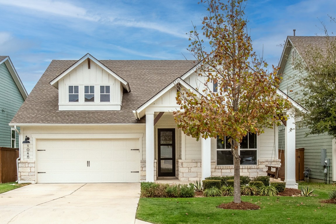 front view of house with a yard