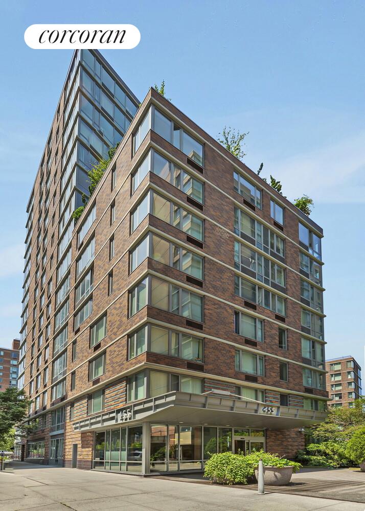 455 Main Street, Unit 16A Manhattan, NY 10044 - Photo 12 of 18 a front view of a building