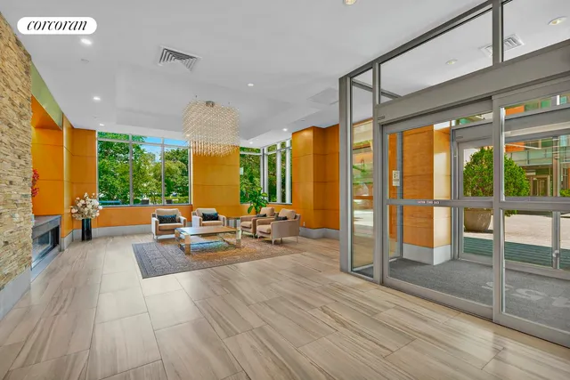 a front view of a building