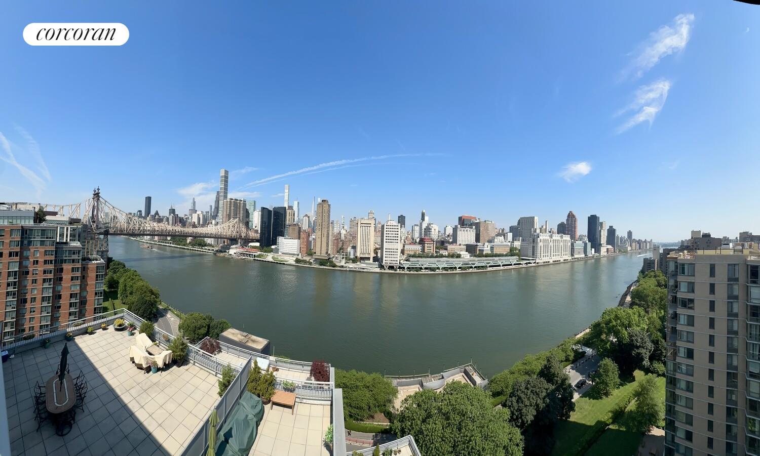 455 Main Street, Unit 16A Manhattan, NY 10044 - Photo 14 of 18 a view of a lake with sitting area