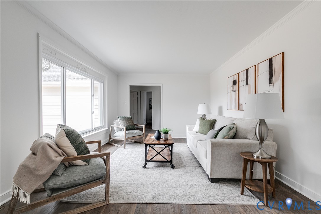 763 Oak Spring Lane Manakin-Sabot, VA 23103 - Photo 3 of 25 a living room with furniture and a large window