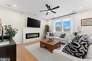 732 Round Hill Road Orange, VA 22960 - Photo 17 of 50 Living area with Electric Fireplace