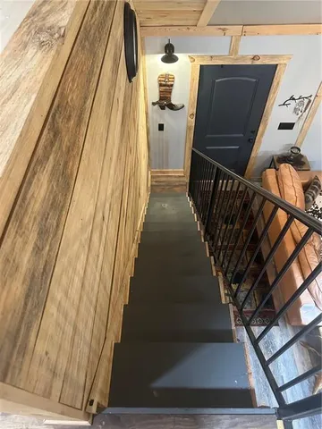 a house with trees in the background