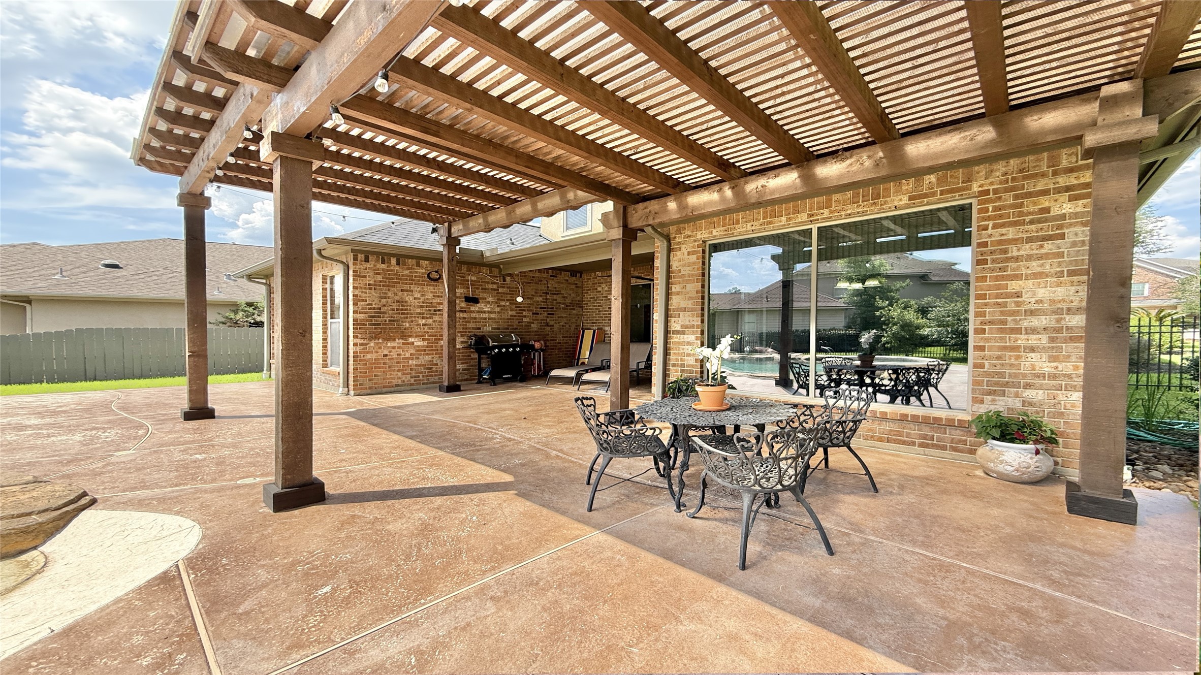 25207 Hideaway Run Drive Spring, TX 77389 - Photo 45 of 49 Second Pergola offers a nice space for outdoor dining