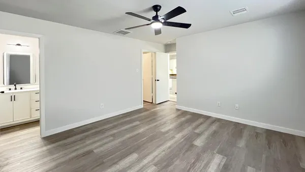 wooden floor in an empty room