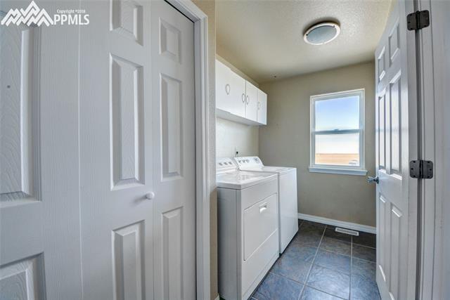 30225 Washington Road Calhan, CO 80808 - Photo 18 of 20 Laundry room with storage and window.