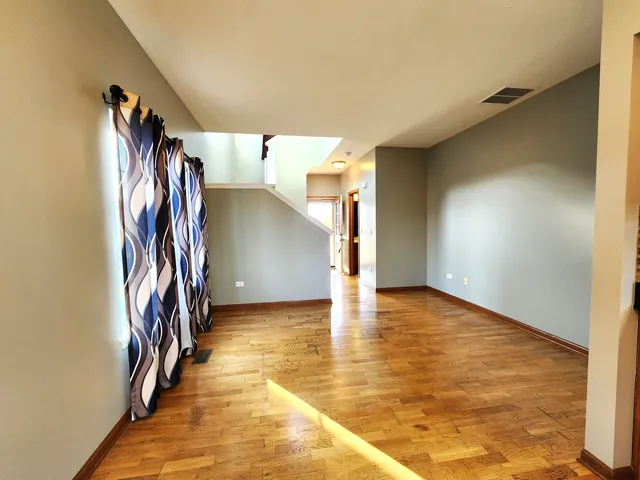 a view of livingroom with hardwood