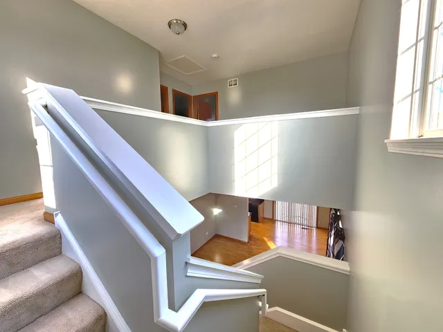 an empty room with a hallway