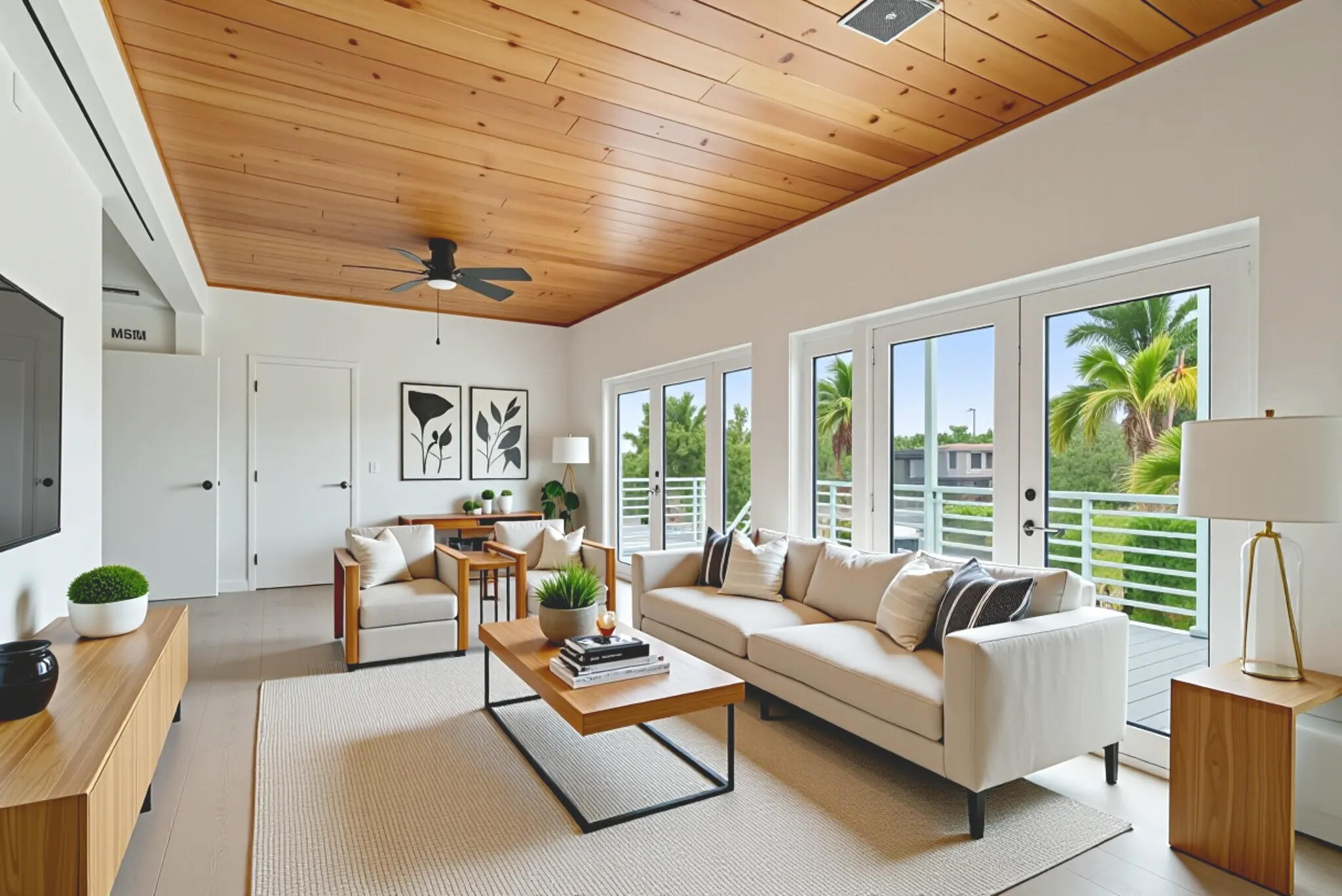 415 Big Pine Road Key Largo, FL 33037 - Photo 5 of 35 a living room with furniture and a large window