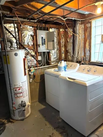 a house view with swimming pool in front of it