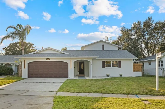 a view of a house with a outdoor space