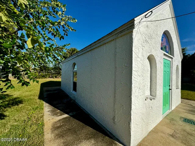 a balcony view with a outdoor space