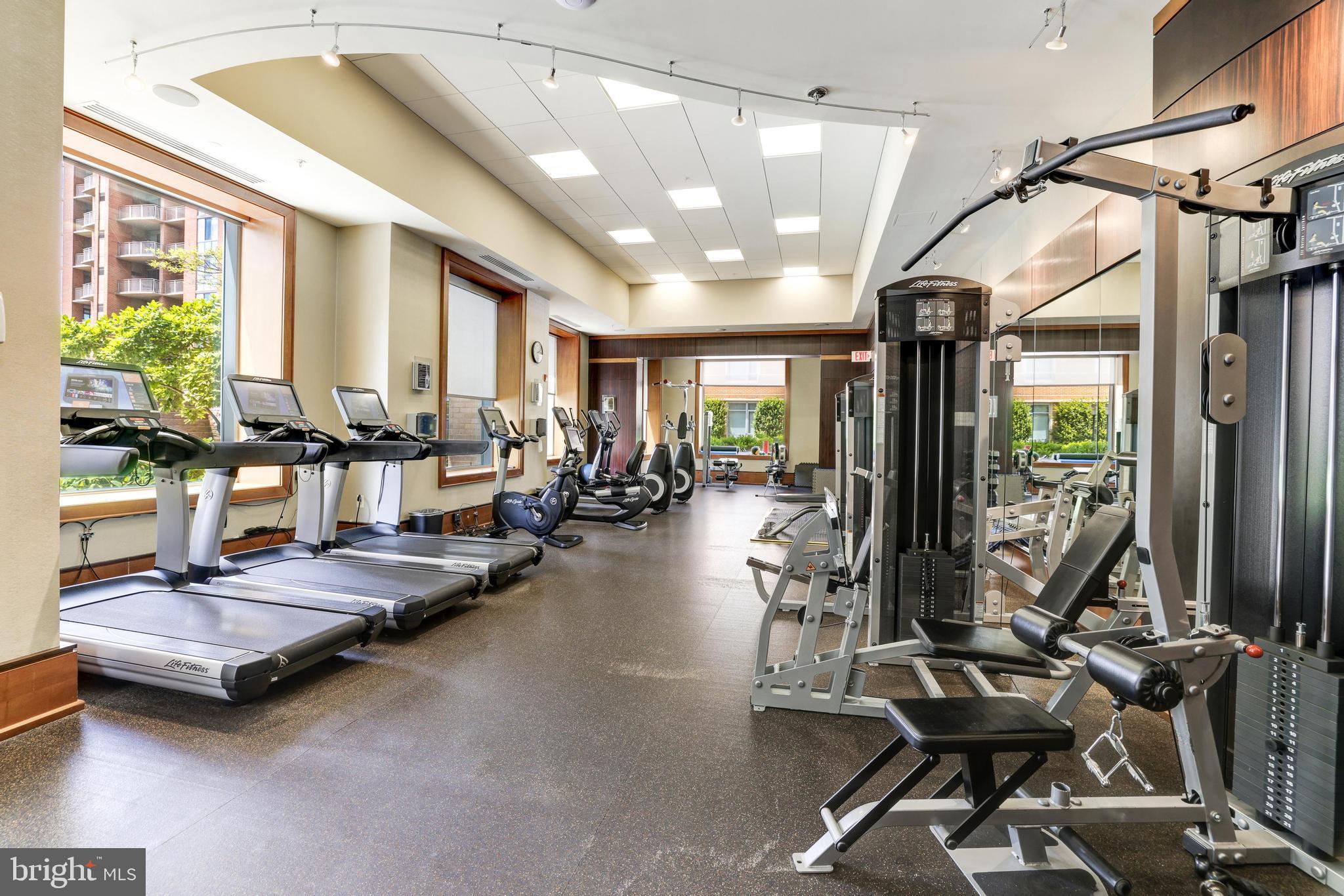11990 Market Street, Unit 1414 Reston, VA 20190 - Photo 58 of 65 a view of a room with gym equipment
