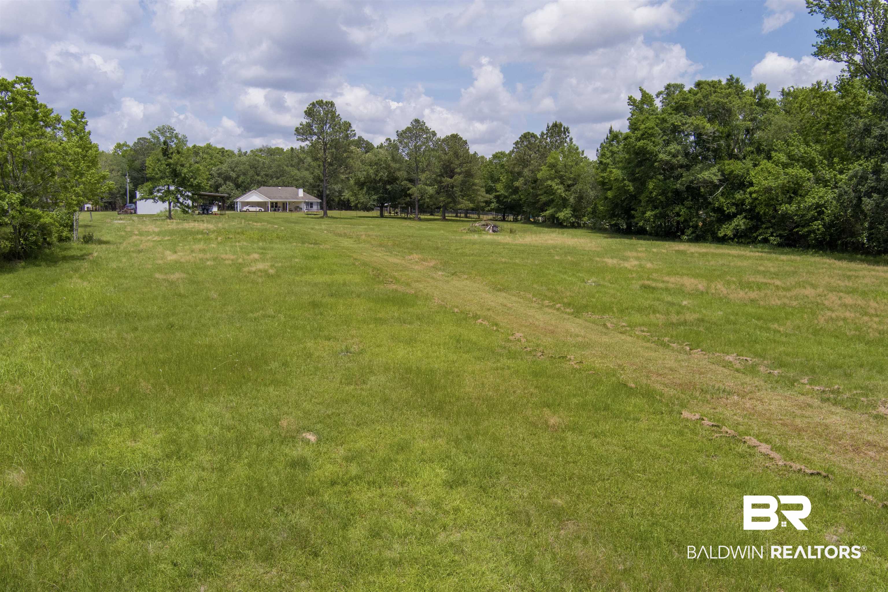 13925 Fort Lake Road Grand Bay, AL 36541 - Photo 33 of 37 View of yard with a rural view and a wooded view