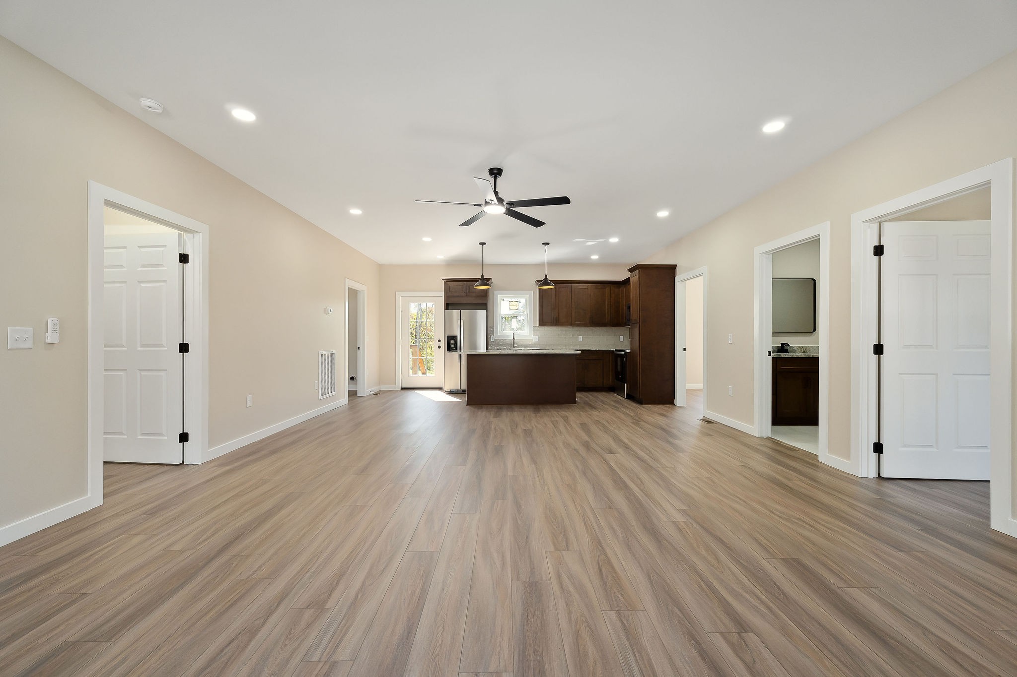 599 Hutchins Bend Road Smithville, TN 37166 - Photo 18 of 36 a view of a livingroom with furniture and wooden floor