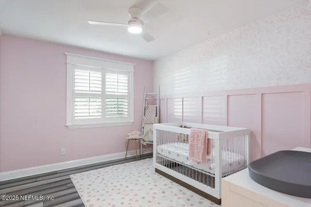 a view of a hallway with workspace