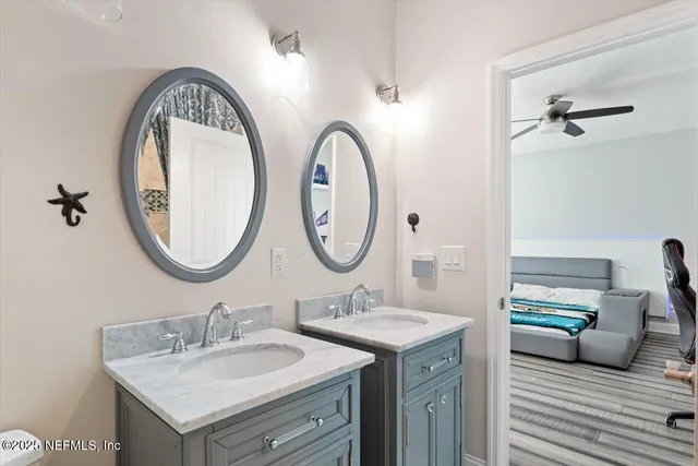 a view of a house with a yard from a balcony