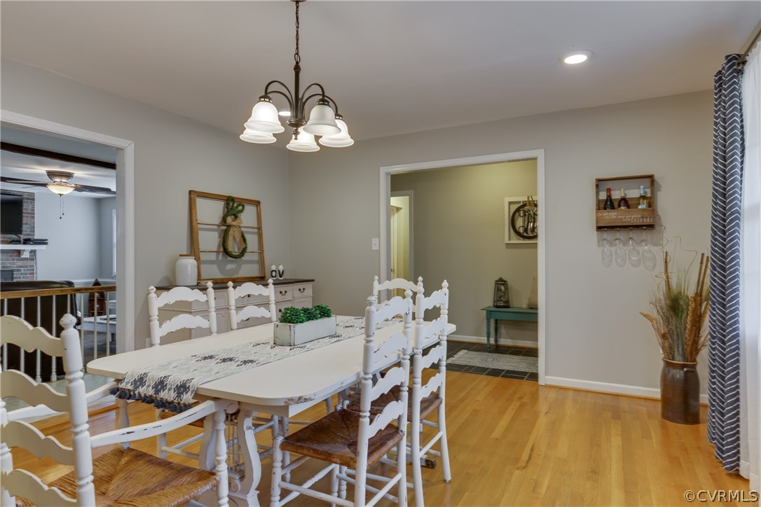 20009 White Oak Road Sutherland, VA 23885 - Photo 17 of 31 Formal Dining room, featuring hardwood floors.