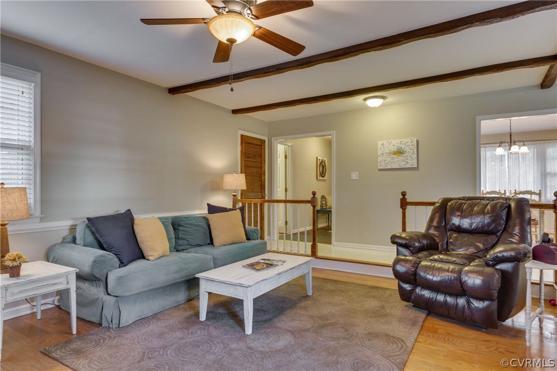 20009 White Oak Road Sutherland, VA 23885 - Photo 23 of 31 Spacious family room with a brick, gas fireplace w