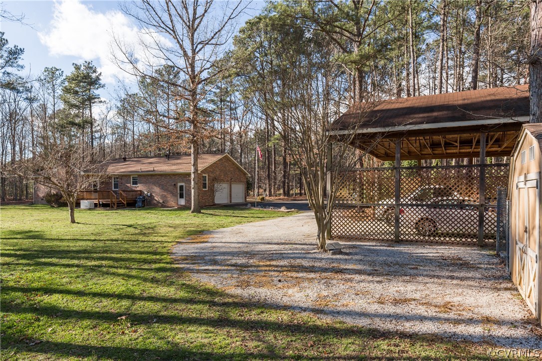 20009 White Oak Road Sutherland, VA 23885 - Photo 8 of 31 Additional parking available under the car port.&#