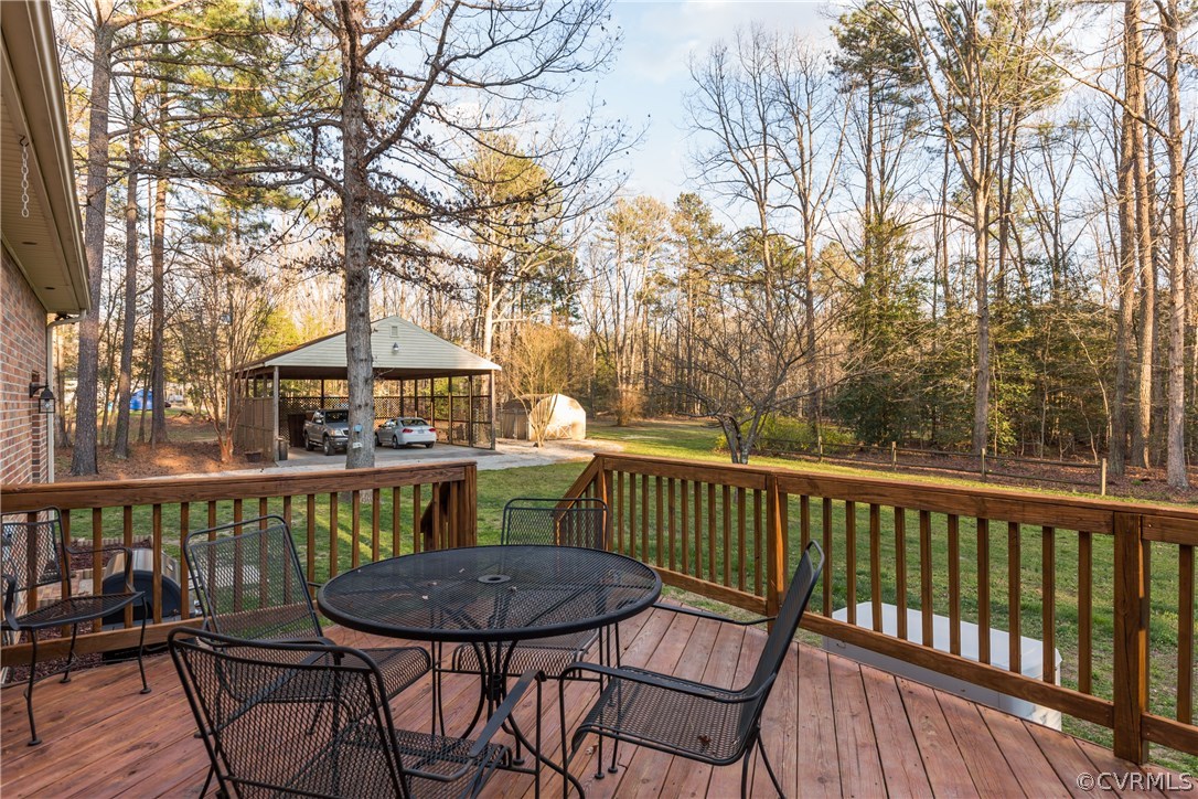 20009 White Oak Road Sutherland, VA 23885 - Photo 9 of 31 Large back deck, perfect for grilling and entertai