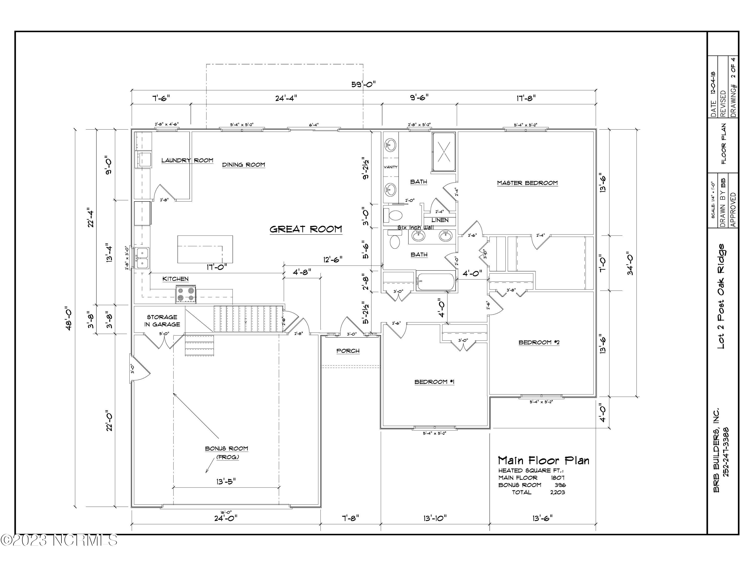 825 West Firetower Road Swansboro, NC 28584 - Photo 45 of 46 Sample floor plan