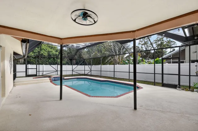 a view of a backyard of a house