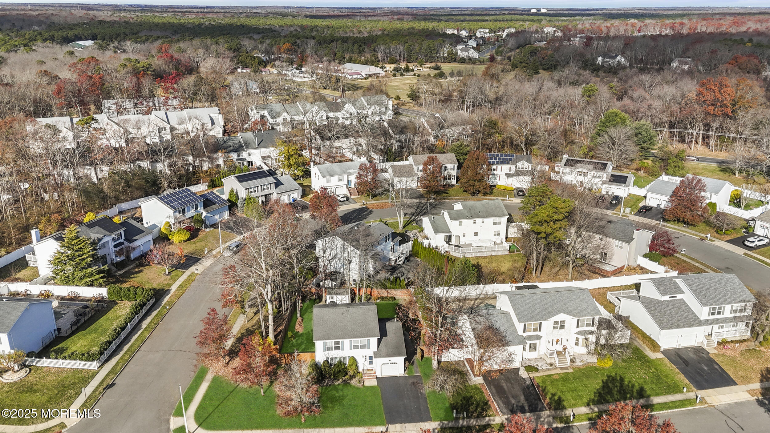 28 Bronia Street Howell, NJ 07731 - Photo 21 of 34 an aerial view of residential houses with outdoor space