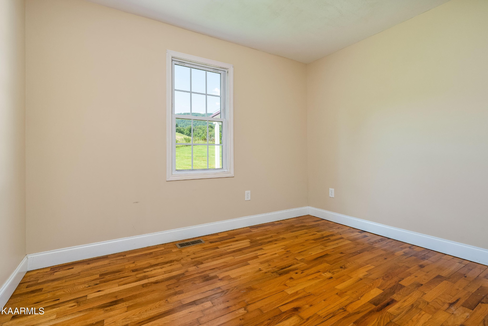 212 George Bowers Road Elizabethton, TN 37643 - Photo 40 of 49 an empty room with wooden floor and windows
