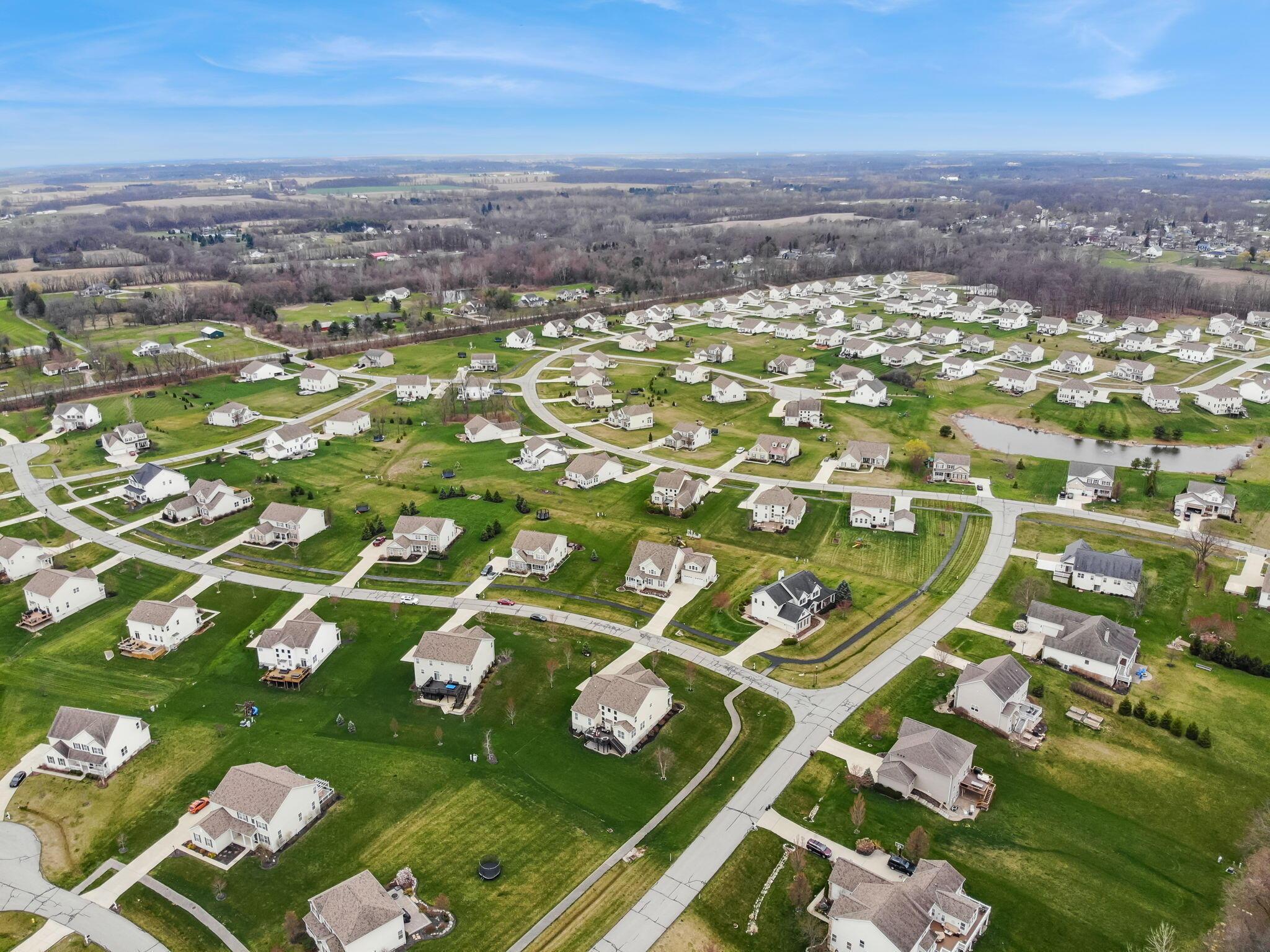 202 Bluegrass Way Ostrander, OH 43061 - Photo 72 of 72 Overhead View