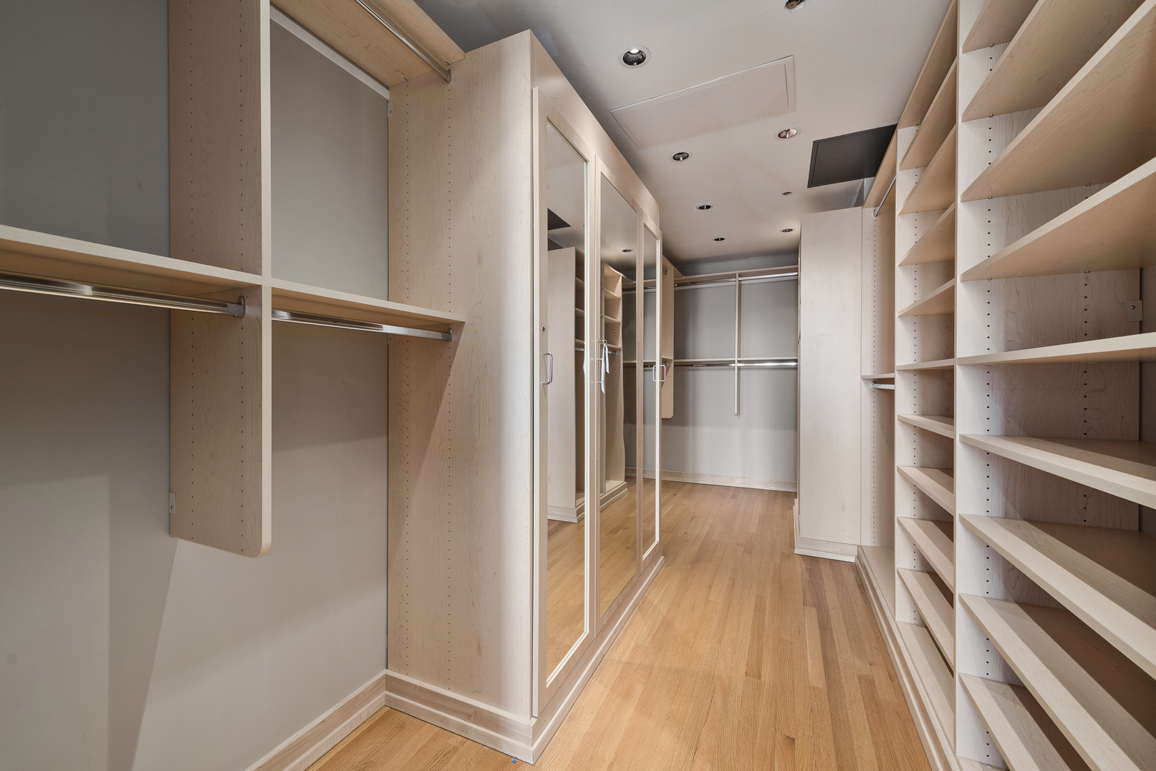 1530 South State Street, Unit 18AB Chicago, IL 60605 - Photo 25 of 54 a view of walk in closet with empty racks