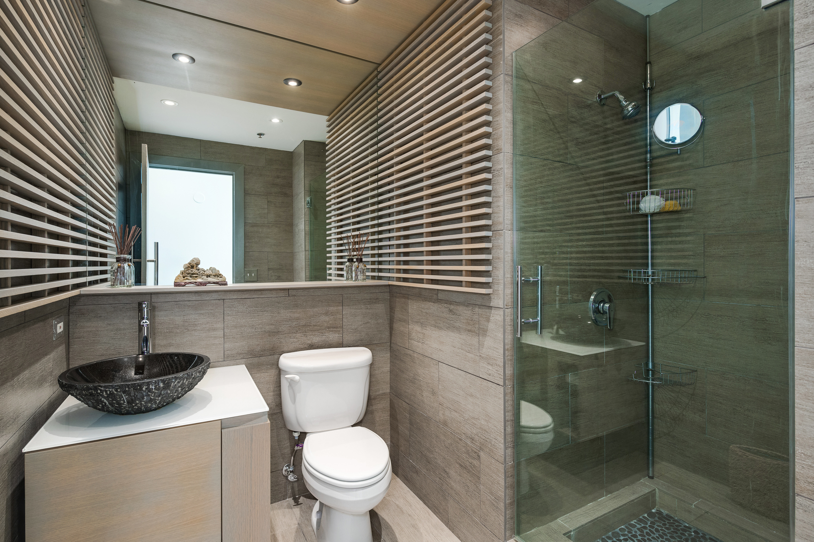 1530 South State Street, Unit 18AB Chicago, IL 60605 - Photo 34 of 54 a bathroom with a toilet a sink and mirror
