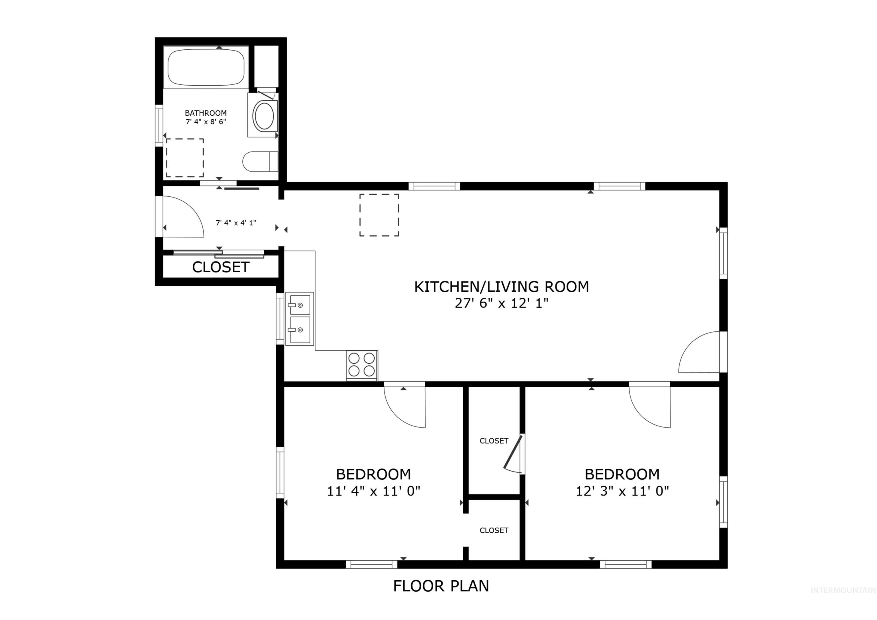735 Oak Street Potlatch, ID 83855 - Photo 30 of 30 Floor plan