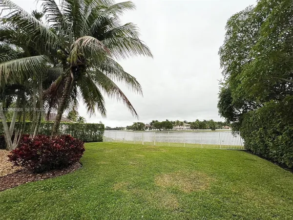 a view of an outdoor space and swimming pool