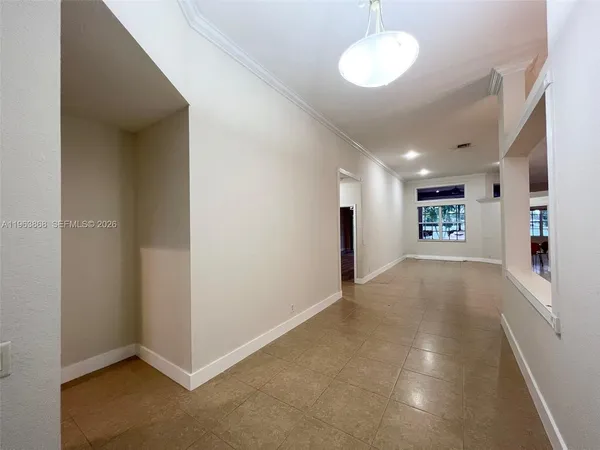 a view of an empty room