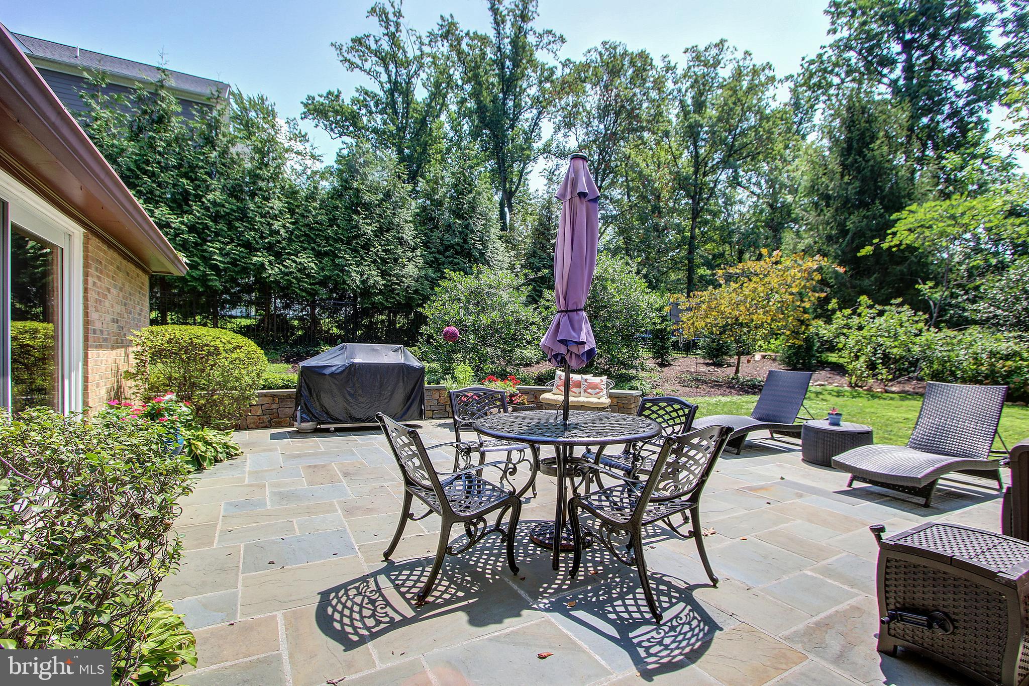 4112 Beverly Road Rockville, MD 20853 - Photo 30 of 37 Backyard Slate Patio