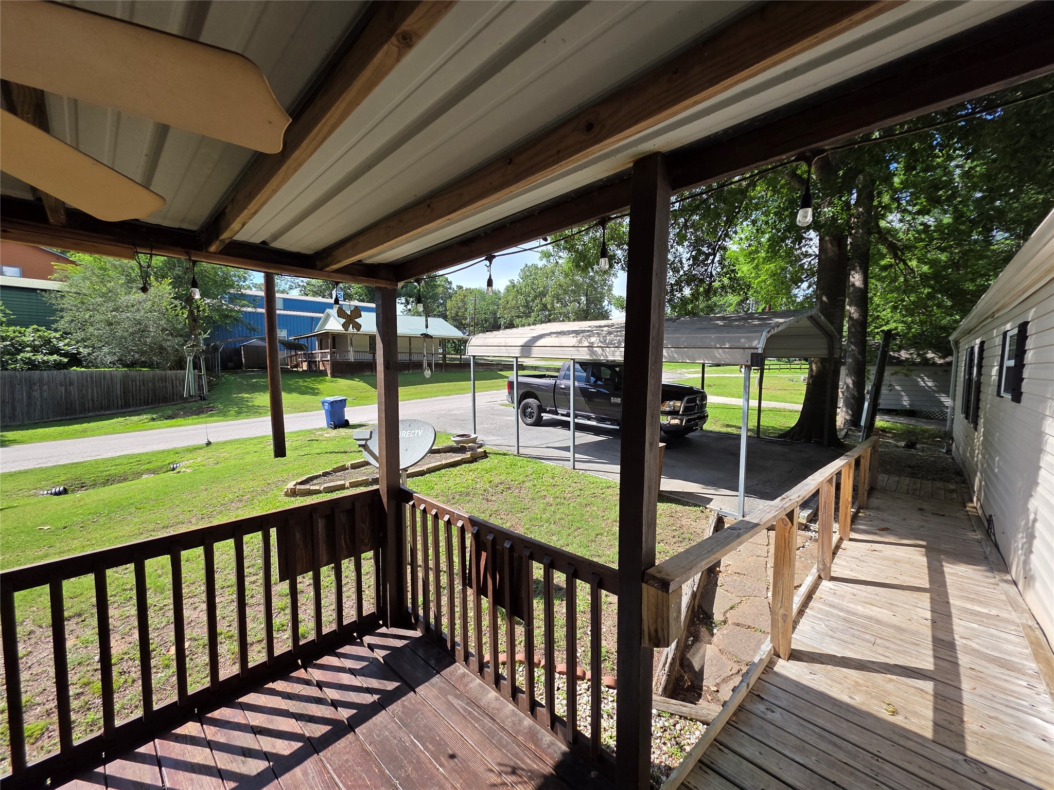 70 Montego Way Point Blank, TX 77364 - Photo 38 of 41 a view of porch with a swimming pool