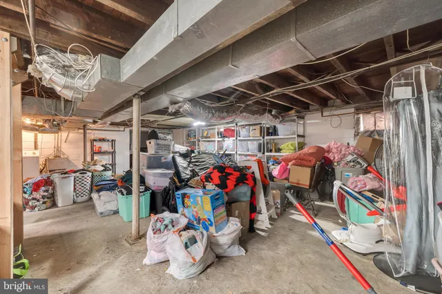 a view of storage in a room