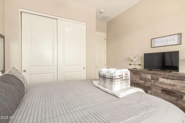 a workspace with furniture and window