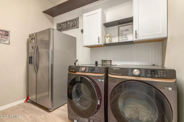 a view of a balcony and dining area