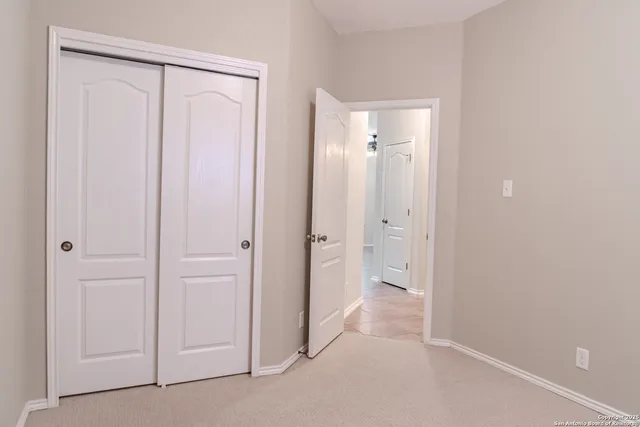 a view of a walk in closet