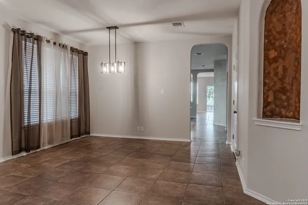 a view of an empty room